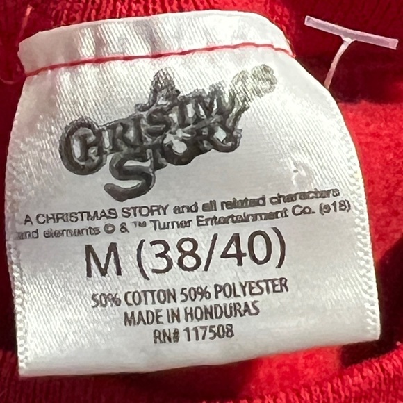 A Christmas Story Red Ugly Sweater Pullover Jumper Sweatshirt - Picture 4 of 5